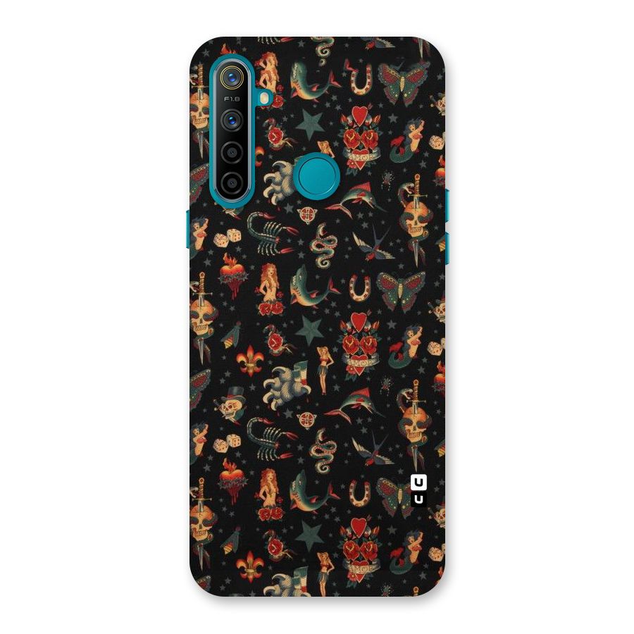 Dark Pattern Back Case for Realme 5i