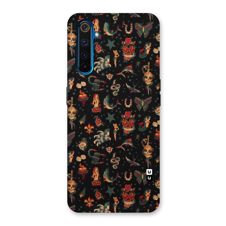 Dark Pattern Back Case for Realme 6 Pro