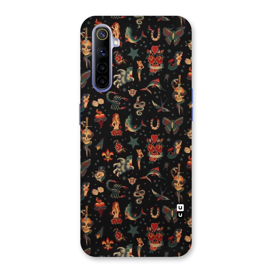 Dark Pattern Back Case for Realme 6i