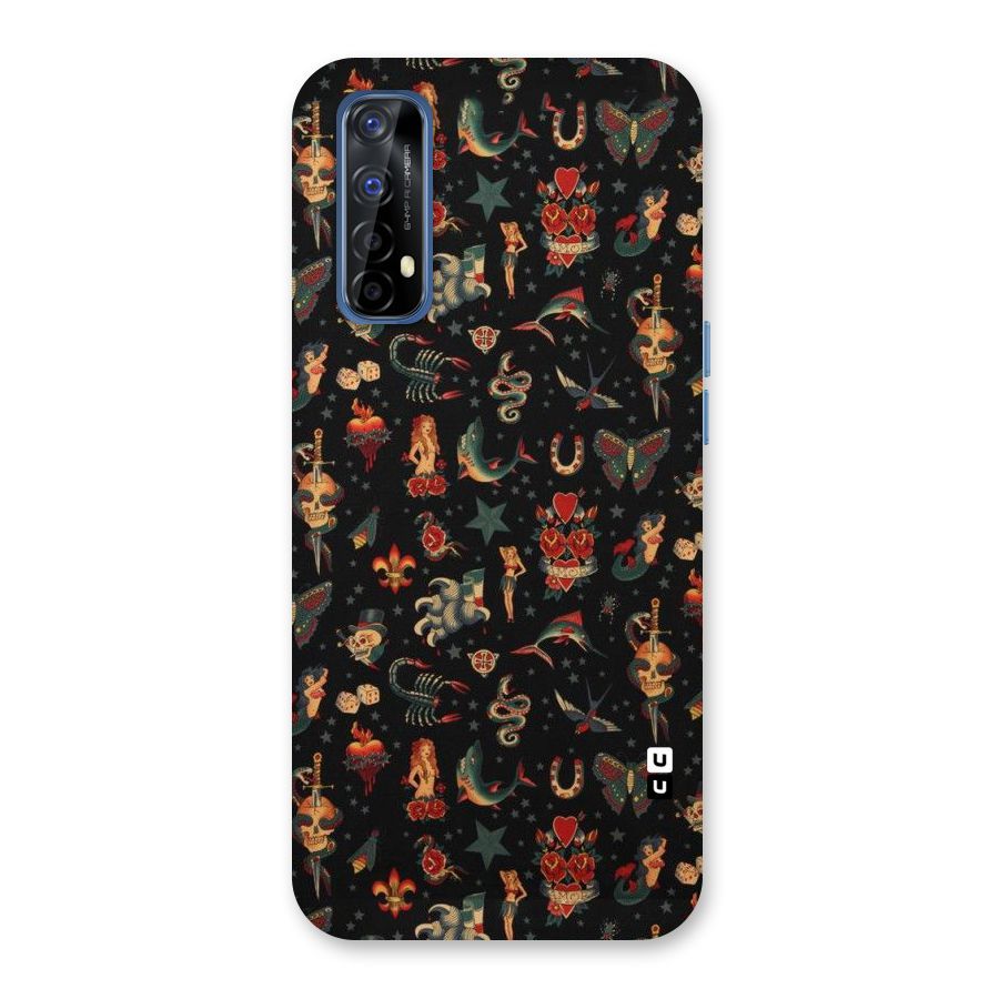 Dark Pattern Back Case for Realme 7