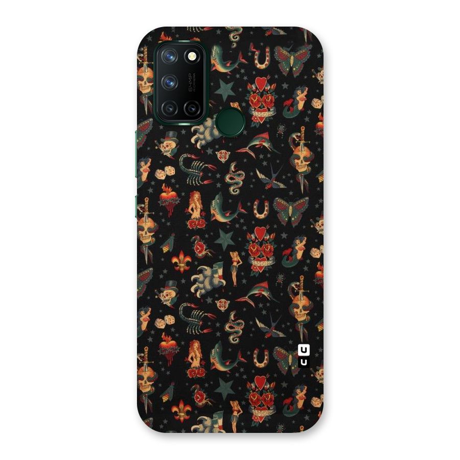 Dark Pattern Back Case for Realme 7i