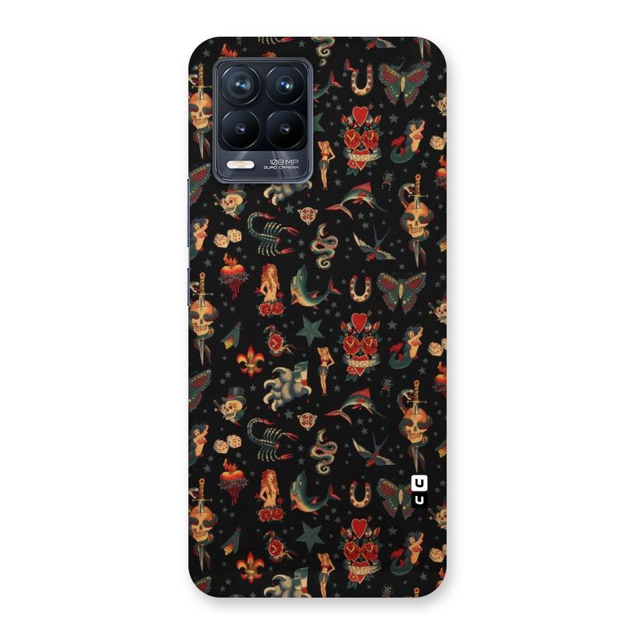 Dark Pattern Back Case for Realme 8 Pro