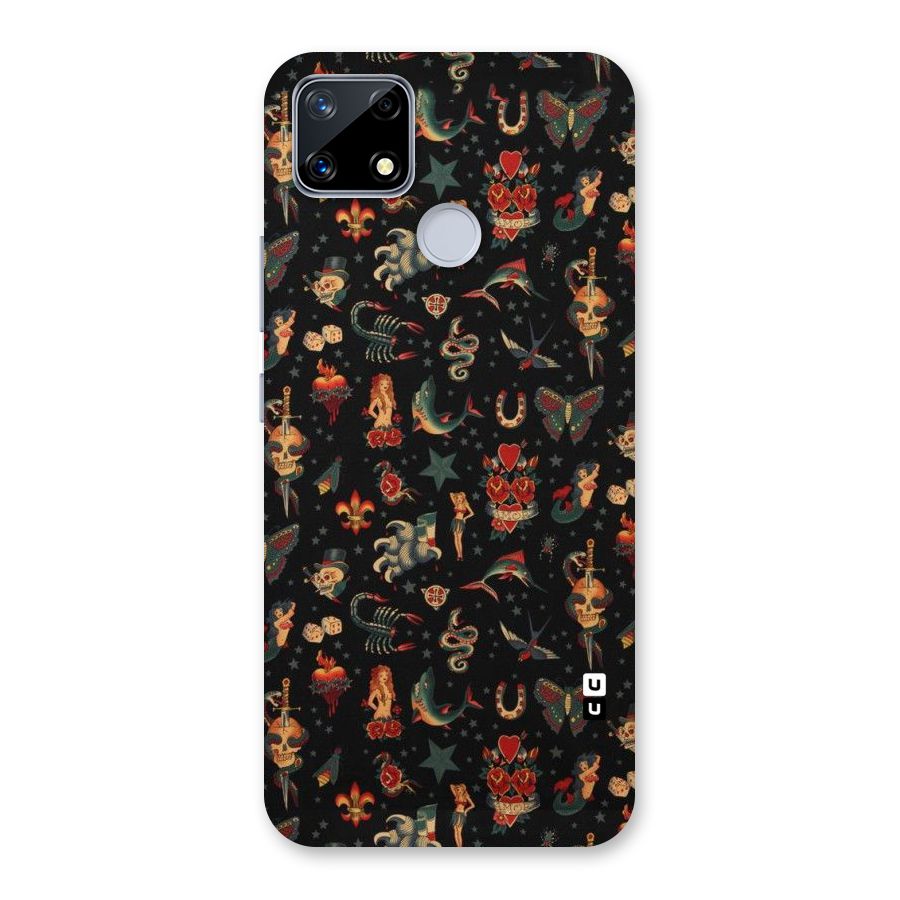 Dark Pattern Back Case for Realme Narzo 20