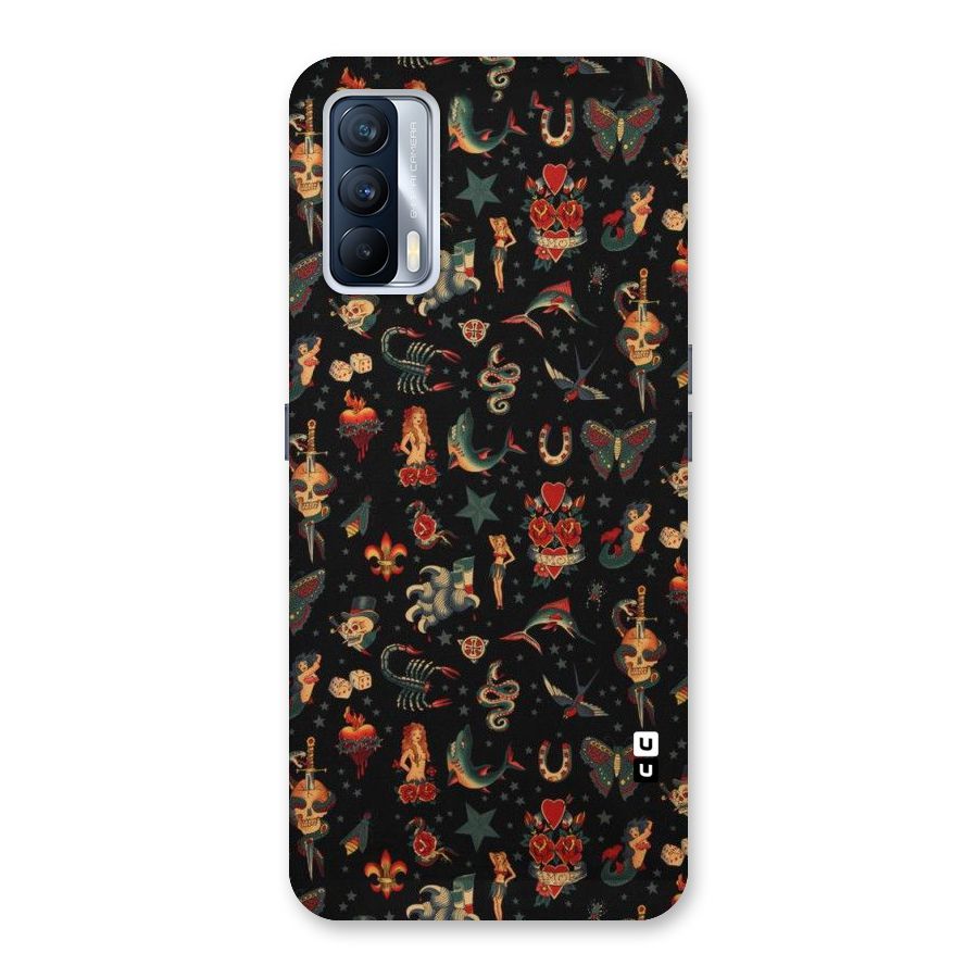 Dark Pattern Back Case for Realme X7