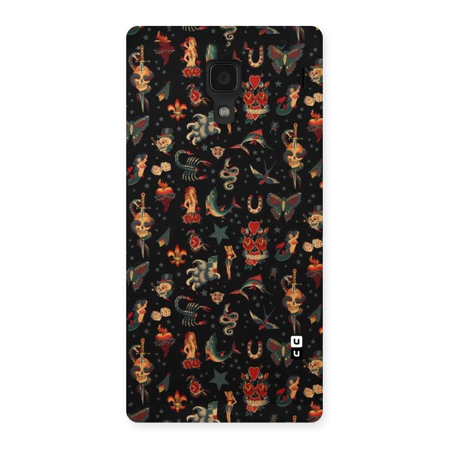 Dark Pattern Back Case for Redmi 1S