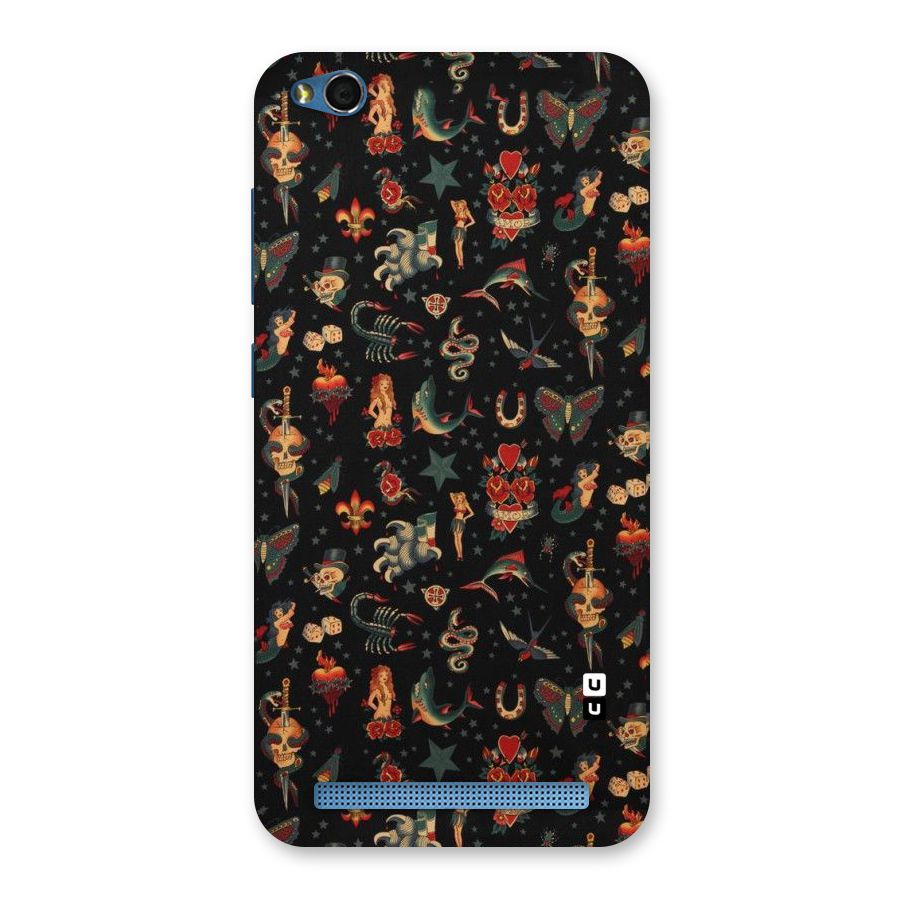 Dark Pattern Back Case for Redmi 5A