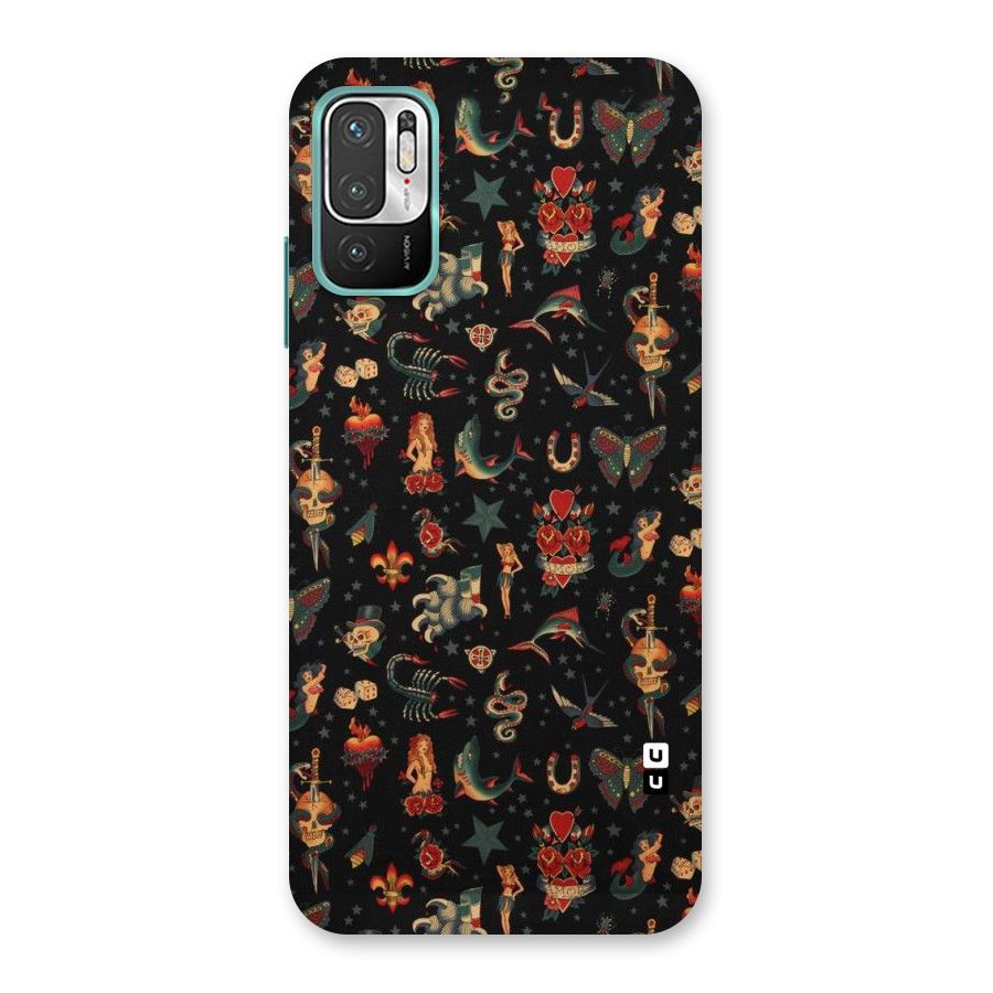 Dark Pattern Back Case for Redmi Note 10T 5G