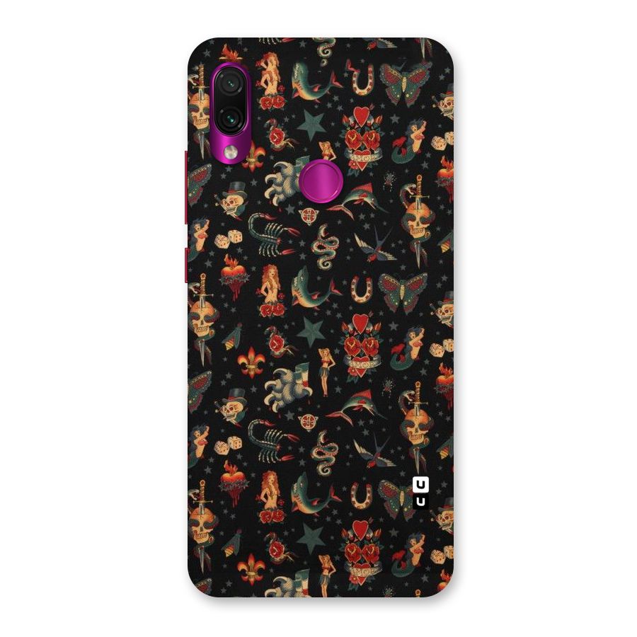 Dark Pattern Back Case for Redmi Note 7 Pro