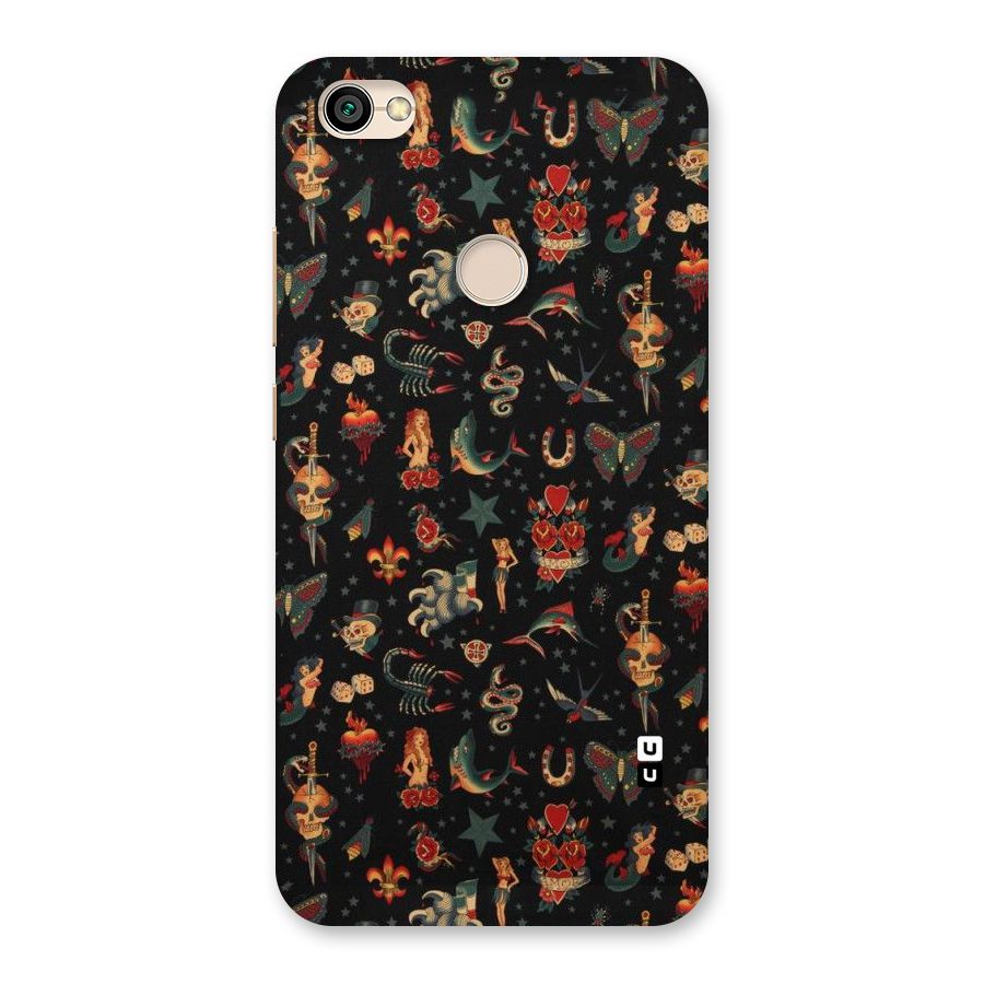 Dark Pattern Back Case for Redmi Y1 2017