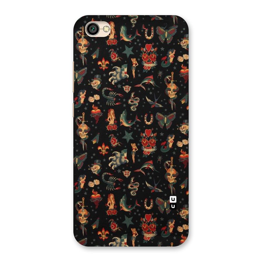 Dark Pattern Back Case for Redmi Y1 Lite