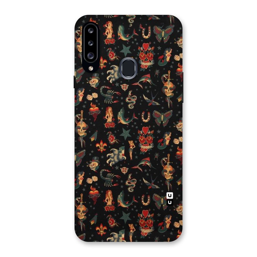 Dark Pattern Back Case for Samsung Galaxy A20s