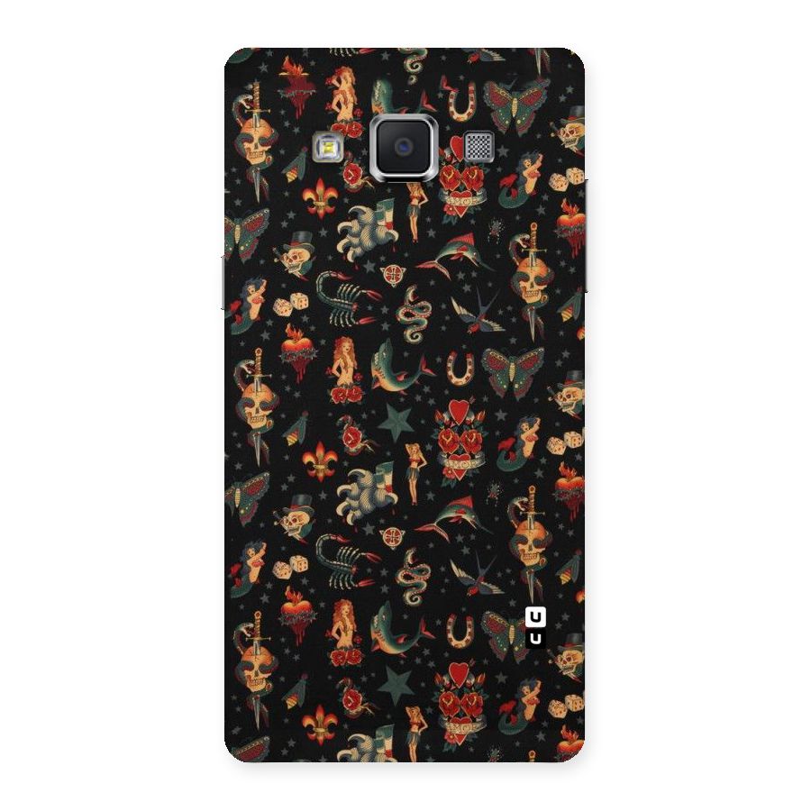 Dark Pattern Back Case for Samsung Galaxy A5