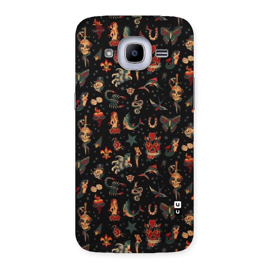 Dark Pattern Back Case for Samsung Galaxy J2 Pro