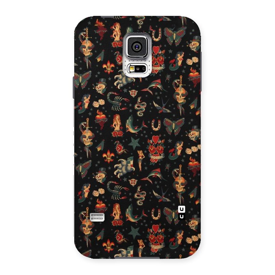 Dark Pattern Back Case for Samsung Galaxy S5