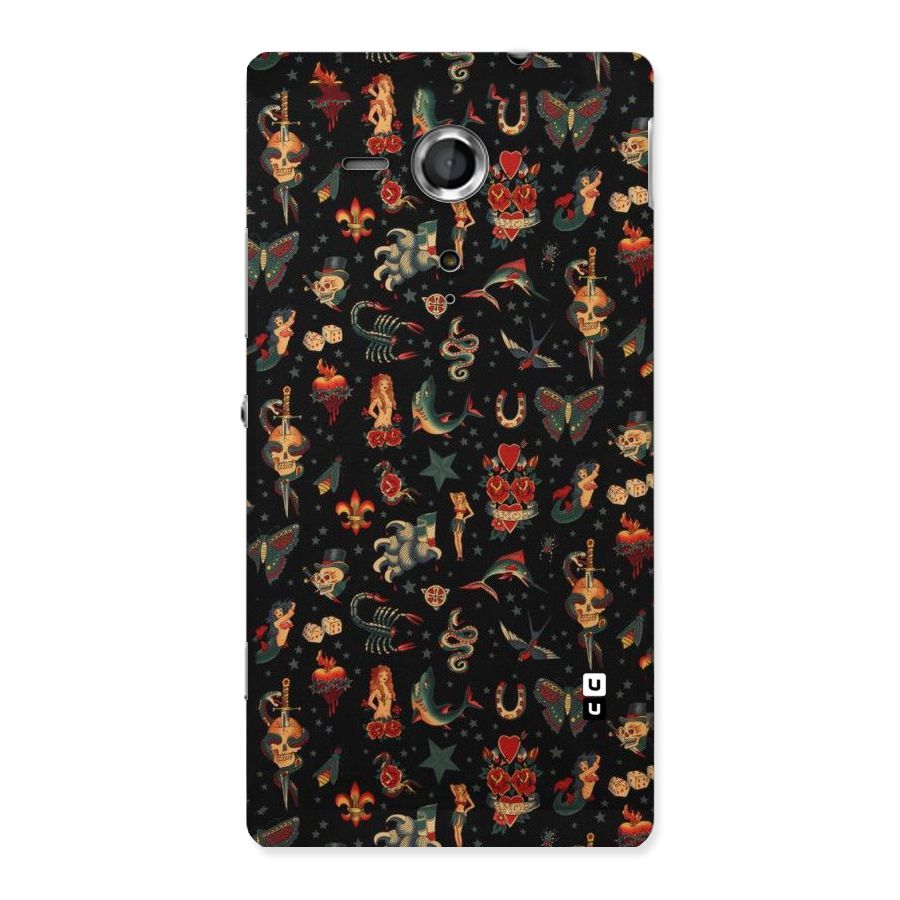 Dark Pattern Back Case for Sony Xperia SP