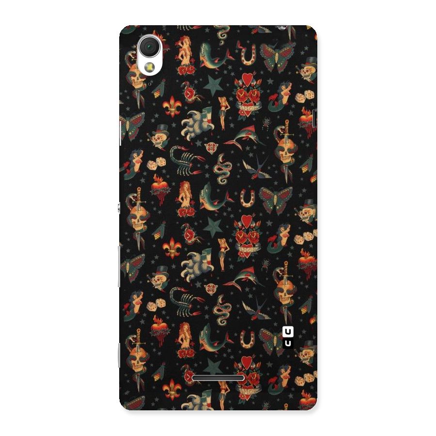 Dark Pattern Back Case for Sony Xperia T3