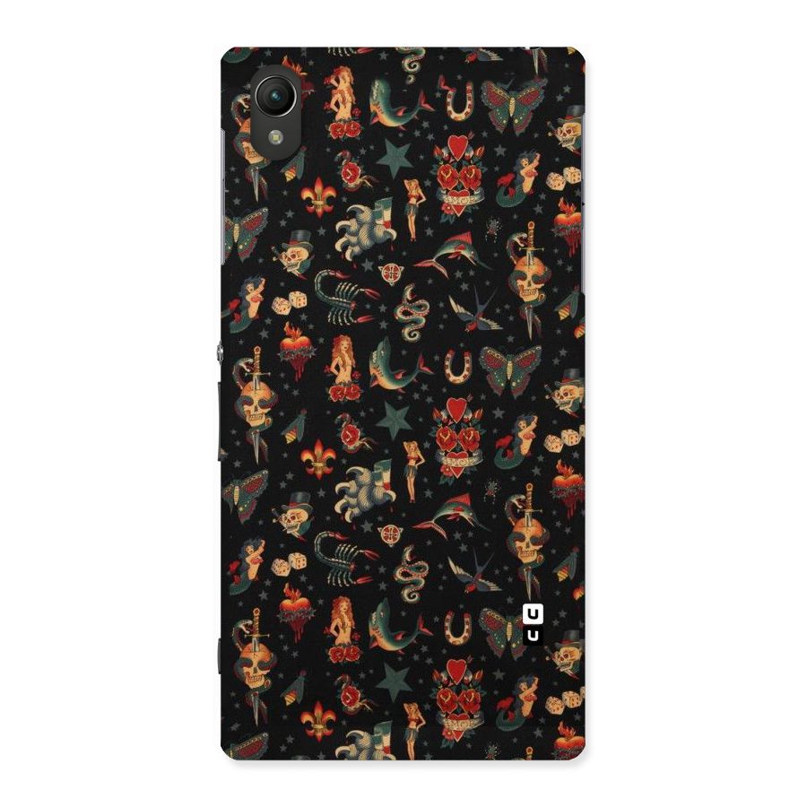 Dark Pattern Back Case for Sony Xperia Z1