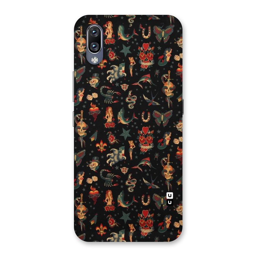 Dark Pattern Back Case for Vivo NEX
