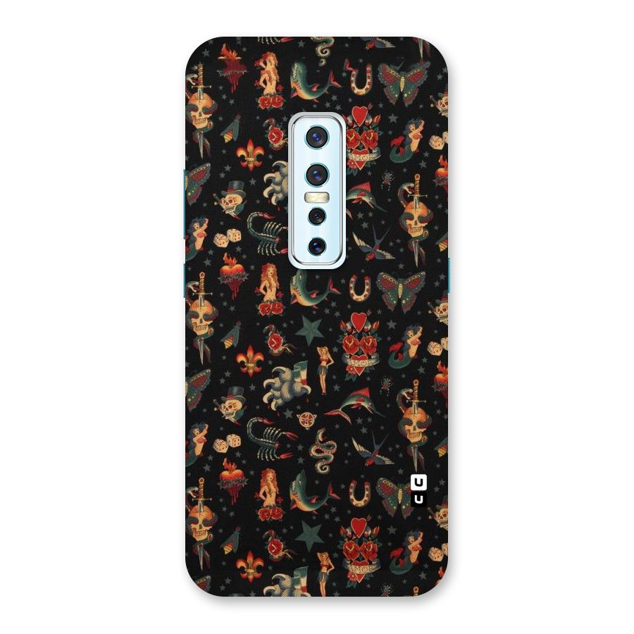Dark Pattern Back Case for Vivo V17 Pro