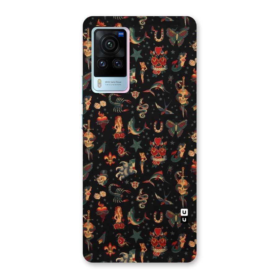 Dark Pattern Back Case for Vivo X60 Pro