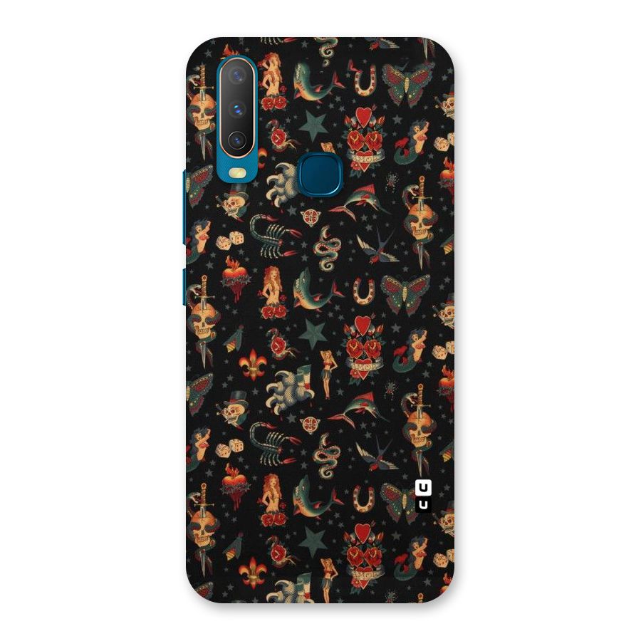 Dark Pattern Back Case for Vivo Y11