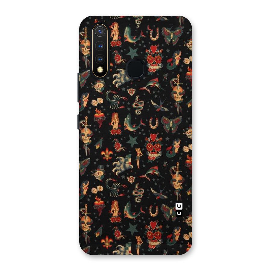 Dark Pattern Back Case for Vivo Y19