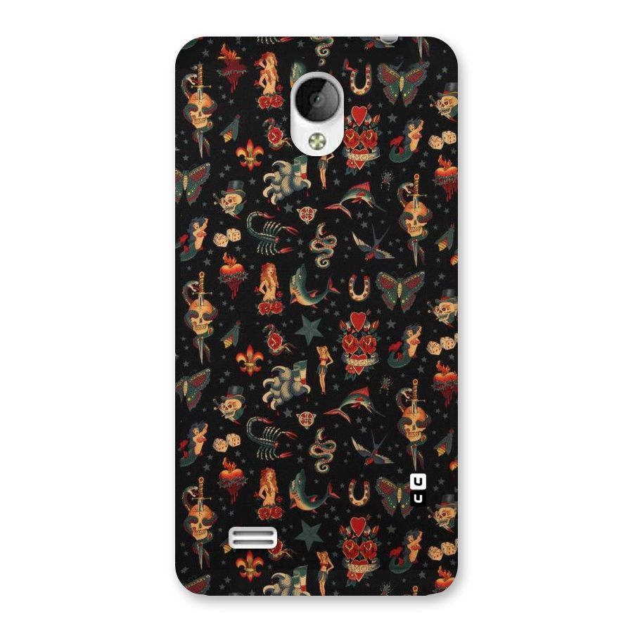 Dark Pattern Back Case for Vivo Y21