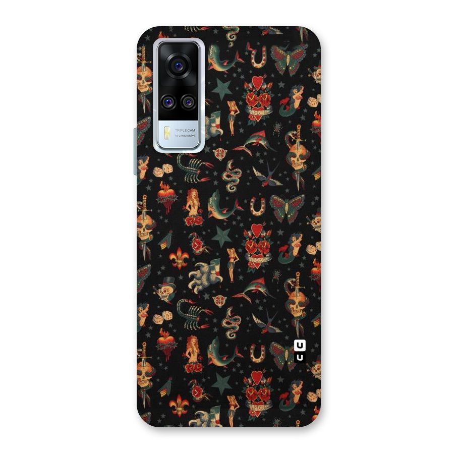 Dark Pattern Back Case for Vivo Y31