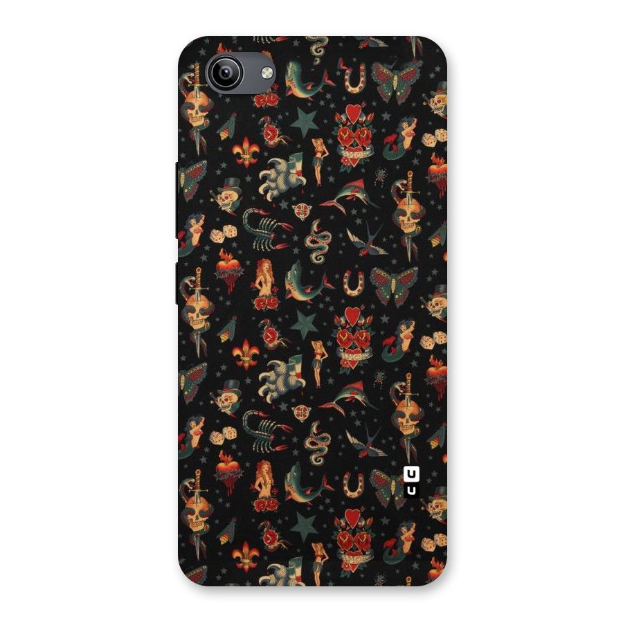 Dark Pattern Back Case for Vivo Y81i
