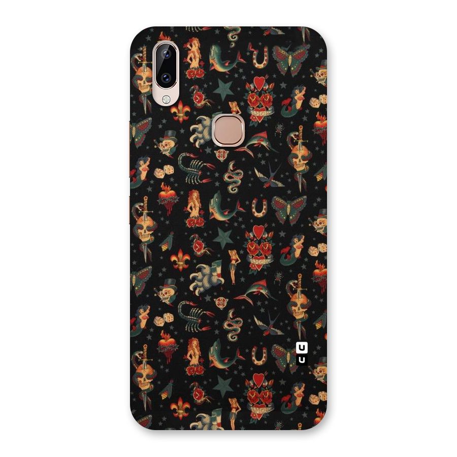 Dark Pattern Back Case for Vivo Y83 Pro