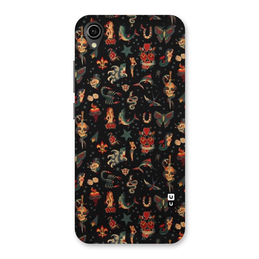 Dark Pattern Back Case for Vivo Y90