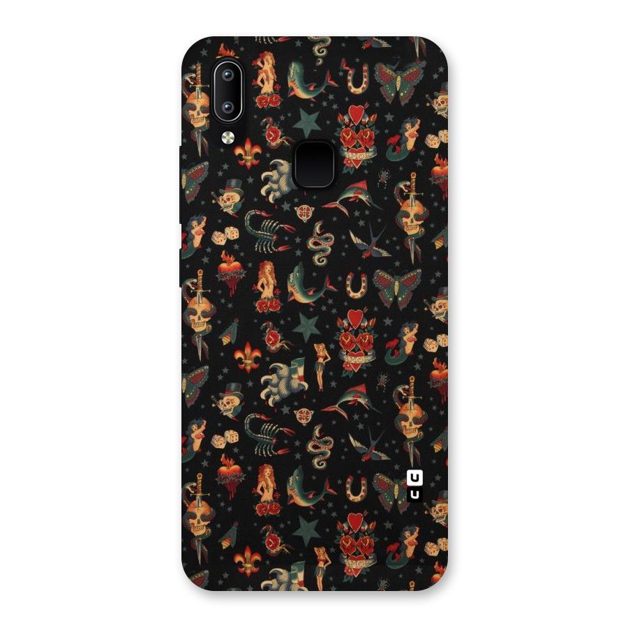Dark Pattern Back Case for Vivo Y93