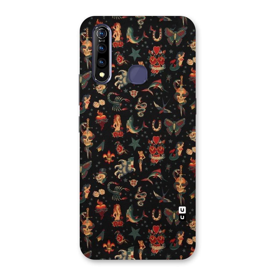 Dark Pattern Back Case for Vivo Z1 Pro