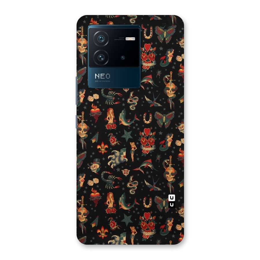 Dark Pattern Back Case for Vivo iQOO Neo 6 5G