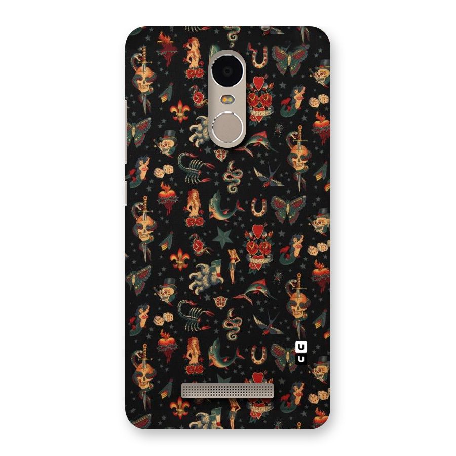 Dark Pattern Back Case for Xiaomi Redmi Note 3