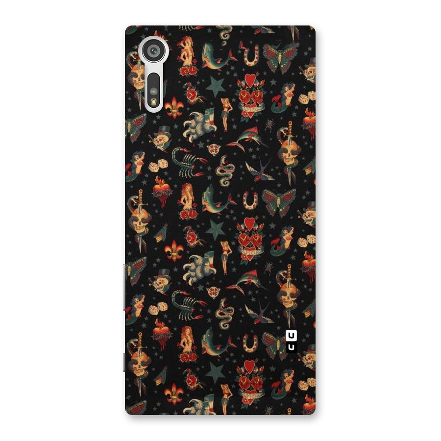 Dark Pattern Back Case for Xperia XZ