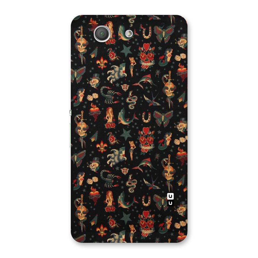 Dark Pattern Back Case for Xperia Z3 Compact