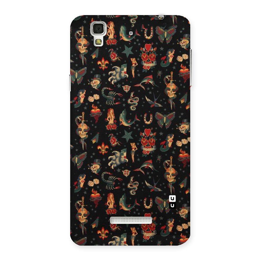 Dark Pattern Back Case for Yu Yureka