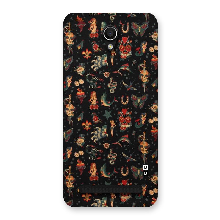 Dark Pattern Back Case for Zenfone Go