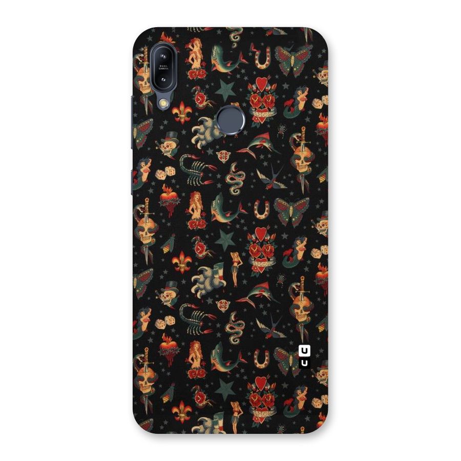 Dark Pattern Back Case for Zenfone Max M2