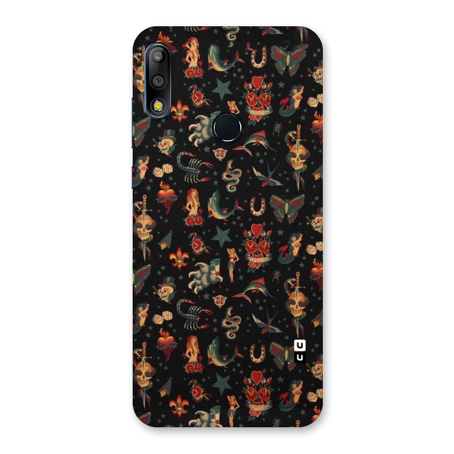 Dark Pattern Back Case for Zenfone Max Pro M2