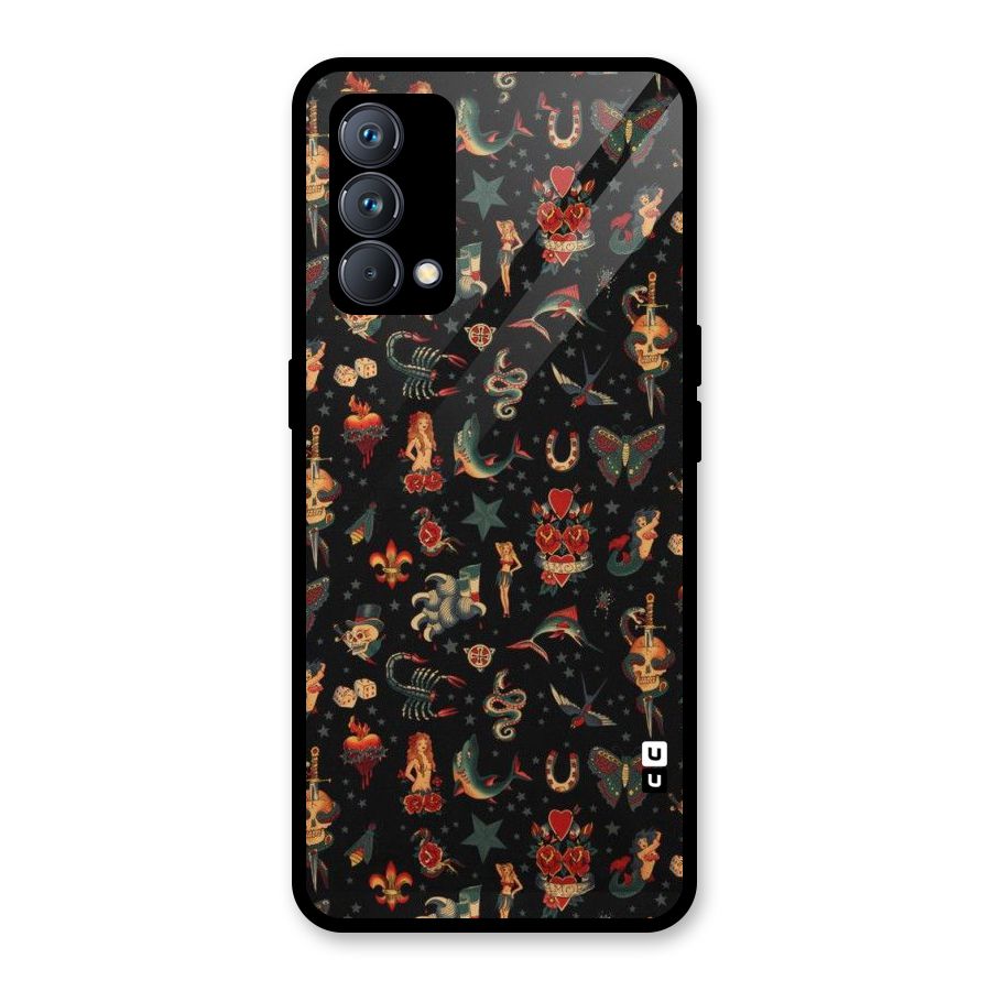 Dark Pattern Glass Back Case for Realme GT Master Edition