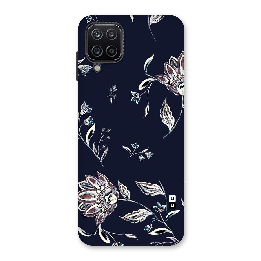 Dark Petals Back Case for Galaxy A12
