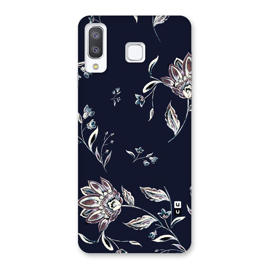 Dark Petals Back Case for Galaxy A8 Star