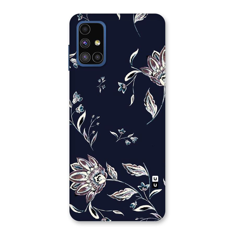 Dark Petals Back Case for Galaxy M51