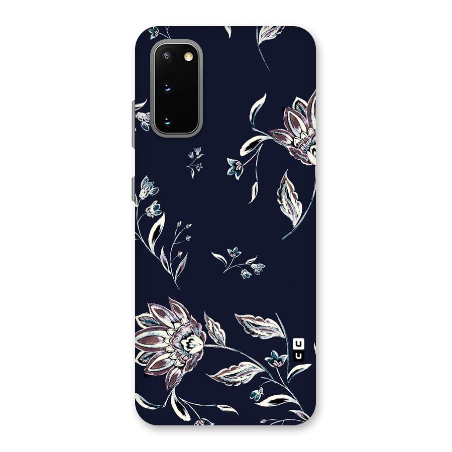 Dark Petals Back Case for Galaxy S20