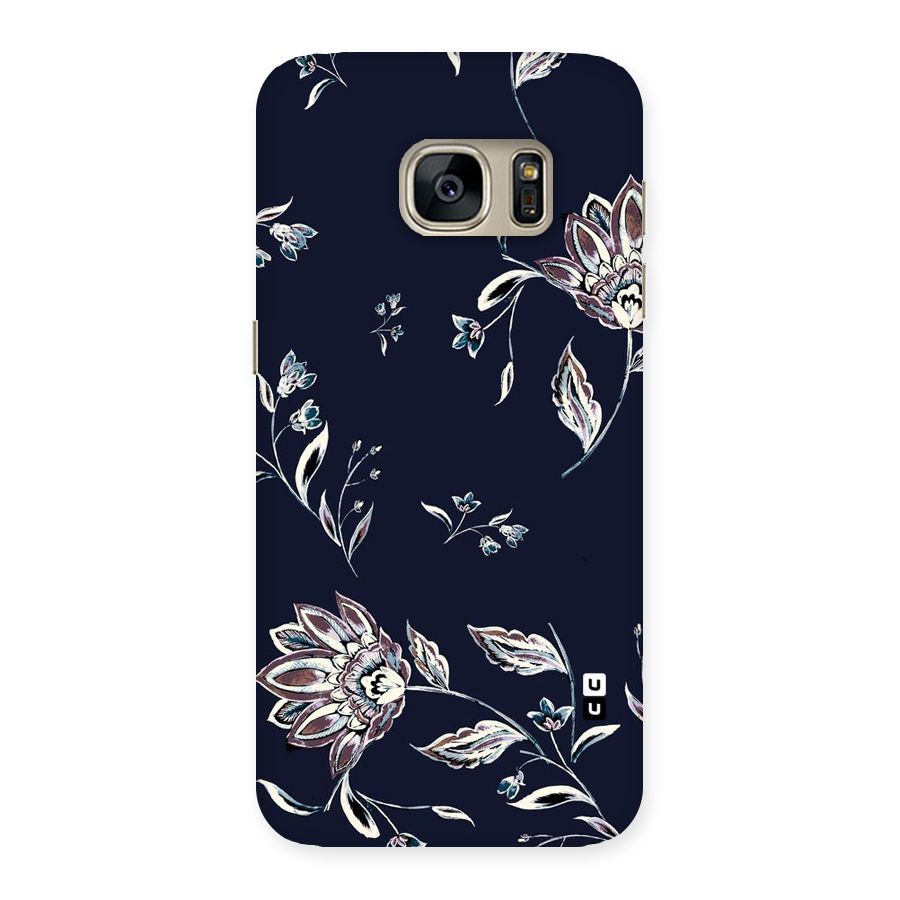 Dark Petals Back Case for Galaxy S7