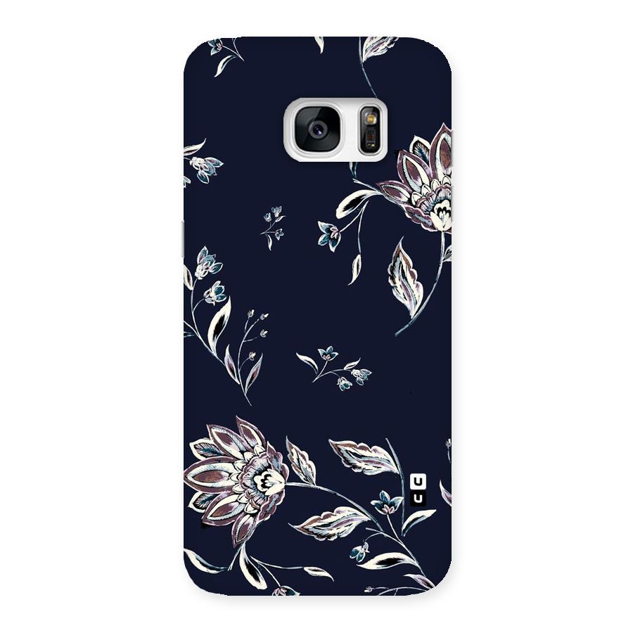 Dark Petals Back Case for Galaxy S7 Edge