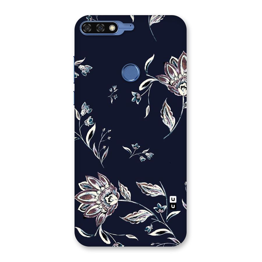 Dark Petals Back Case for Honor 7C