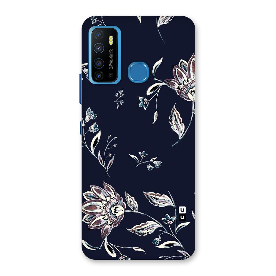 Dark Petals Back Case for Infinix Hot 9